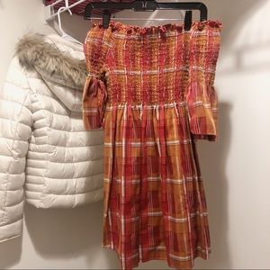 Zara Off shoulder dress